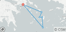  Circuit de 11 jours à Santorin, Mykonos, Paros et Naxos : Une excursion dans les îles grecques - 6 destinations 