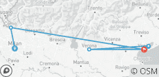  The Ultimate Luxury Northern Italy Tour: Milan, Lake Como, Venice and Verona - 8 destinations 