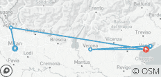  Wunder Norditaliens: Mailand, Venedig und Verona - 8 Destinationen 