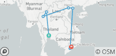  Schilderachtig Thailand &amp; Vietnam - 13 dagen - 7 bestemmingen 