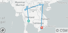  Thailand und Vietnam in 13 Tagen - Bangkok / Chiang Rai / Chiang Mai / Hanoi / Halong Bay / Ho Chi Minh - 7 Destinationen 