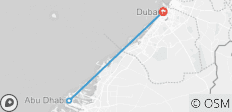  Dubai Economy Urlaubspaket (6 Nächte, 7 Tage) - 3 Destinationen 