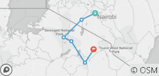  Kenia &amp; Tansania Safari - 8 Tage - 6 Destinationen 