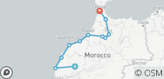  Circuit privé : Marrakech à Tanger, découverte du Maroc - 11 destinations 