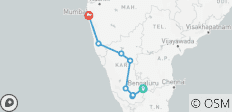  Des merveilles urbaines aux trésors côtiers : De Bangalore à Mumbai - 8 destinations 