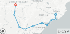  Inheemse paden – verken Odisha &amp; Chhattisgarh - 10 bestemmingen 