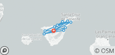  Tenerife Noord &amp; Zuid, met eigen auto - 17 bestemmingen 