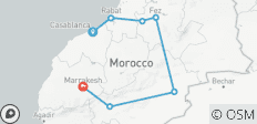  9-daagse Marokko hoogtepunten met Sahara woestijn (privé tour) - 7 bestemmingen 