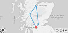  3 day / 2 Night Scottish Highland Experience from Glasgow - 5 destinations 
