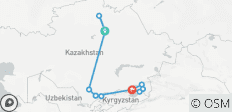  Kasachstan Entdeckungsreise - 15 Tage - 12 Destinationen 