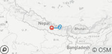 Trek du camp de base de l\'Everest avec retour en hélicoptère à Lukla - 11 destinations 