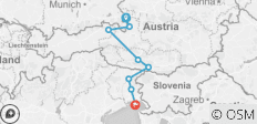  Alpe-Adria-Radweg Salzburg - 8 Destinationen 
