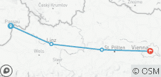  Danube Cycle Path Sporty 5/4 - 4 destinations 