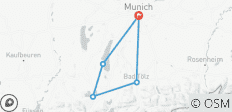  Münchner Seenrunde - 5 Destinationen 