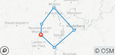  Rhine Romance - Speyer, Heidelberg, Worms 7/6 - 6 destinations 