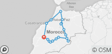  Marokko Wüstenrundreise ab Marrakech (8 Tage) - 17 Destinationen 