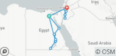  Egypt &amp; Jordan - by Nile Cruise Ship - 15 Days - 19 destinations 