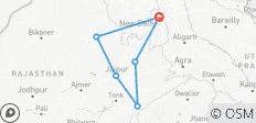  Voyage de 10 jours au Rajasthan - 6 destinations 