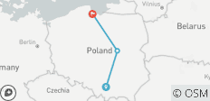  Visite de la Pologne - 3 destinations 