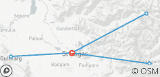  Kaschmir Rundreise mit Srinagar - 7 Destinationen 