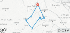  India Tijger Tour met Taj Mahal - 9 bestemmingen 