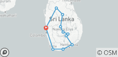  Goldene Sri Lanka Rundreise - 11 Destinationen 