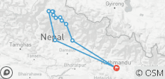  Short Annapurna Circuit Trek 10 Days - 12 destinations 