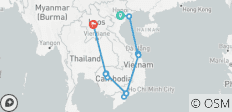  Verken de parels van Zuidoost-Azië – Vietnam, Cambodja &amp; Laos – 16 dagen - 14 bestemmingen 