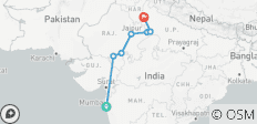  Golden Triangle Tour from Mumbai - 7 destinations 