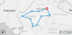  Einzigartiges Rajasthan Rundreise - 14 Tage - 12 Destinationen 