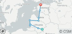  Classic Tour of the Baltic States (Minimum booking of 2 guests) - 9 destinations 