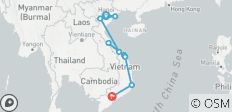  Vietnam in de diepte - 19 dagen - 9 bestemmingen 