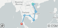  Südostasien entdecken - Kulturelle Reichtümer und Küstenzauber - 19 Tage - 27 Destinationen 