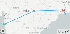  9 Days Kipling’s Kanha &amp; Sunderbans Tiger Tour from Mumbai(ALL INCLUSIVE) - 5 destinations 