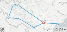  Het beste van het noordwesten van Vietnam 14 dagen zachte trektocht - 10 bestemmingen 