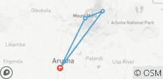  Nehmen Sie an unserer von Experten geführten 4-tägigen Mount Meru Wanderexpedition 2025/ 2026 teil. - 4 Destinationen 