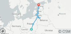  Polen und baltische Staaten Rundreise - 9 Destinationen 