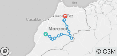  Marrakech to Fes 3-day private desert trip experience - 13 destinations 