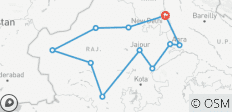  Triángulo de oro con Rajastán y vida salvaje 11 días / 10 noches - 11 destinos 