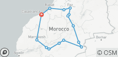  MAROC 8 JOURS DANS LE DESERT AU DEPART DE CASABLANCA - 15 destinations 