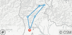  Höhepunkte von Nordost-Indien - 7 Destinationen 