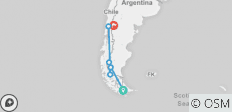  Full Patagonia Argentina &amp; Chile with Lake Crossing - 6 destinations 