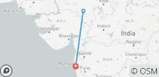  Een privé luxe weekendtour met gids naar de majestueuze forten en paleizen van Udaipur (vanaf Mumbai met vluchten) - 3 bestemmingen 