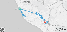  Peru Express - Lima, Ica, Machu Picchu, Cusco &amp; Puno (inkl. Inlandsflüge) - 28 Destinationen 
