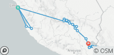  Peru Express 10 Tage - Lima, Ica, Machu Picchu, Cusco &amp; Puno w/dom Flüge - 28 Destinationen 