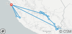  PERU EXPRESS - 10 jours (Lima- Cusco - Machu Picchu &amp; Puno) avec vols intérieurs - 28 destinations 