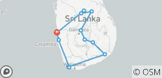 Hoogtepunten van Sri Lanka - 12 bestemmingen 