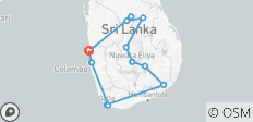  Highlights of Sri Lanka - 12 destinations 