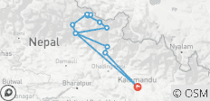  Manaslu Circuit Trek - 15 Tage - 12 Destinationen 