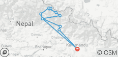  Manaslu Circuit Trek 15 Days - 12 destinations 